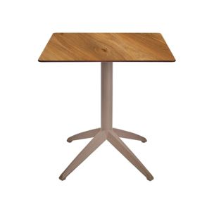 Стіл QUATRO FOLD 70X70 TAUPE-OAK